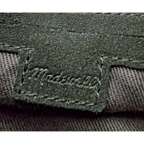 Madewell Slim Brooklyn Crossbody Bag Black Suede: Tortoise Chain Handle Edition - Picture 6 of 8